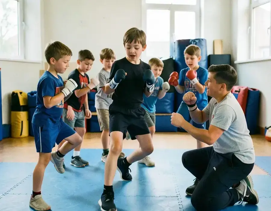 Junior students learning fundamentals at Kharscap