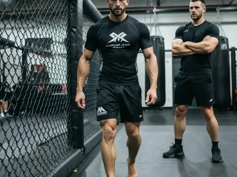 MMA class drilling cage work at Kharscap
